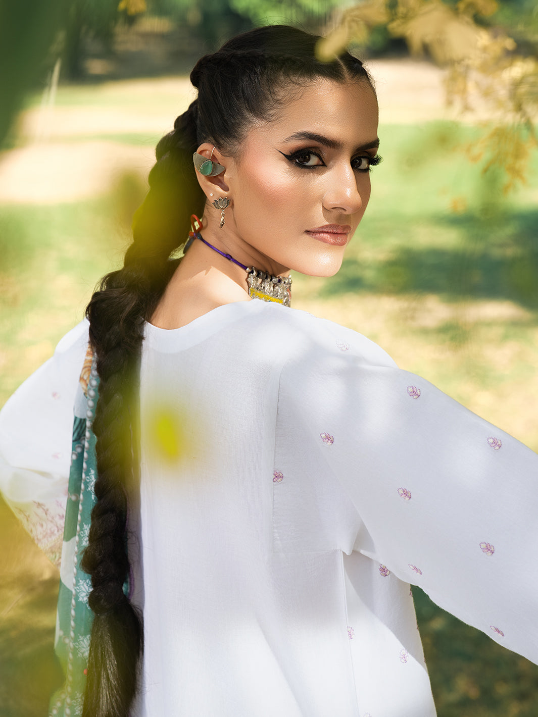 Hemstitch | The Garden Lawn | Pearl Petal by Hemstitch - Designer Dress  - Type : Ladies Clothes - Available at Libayah - 100% Original 