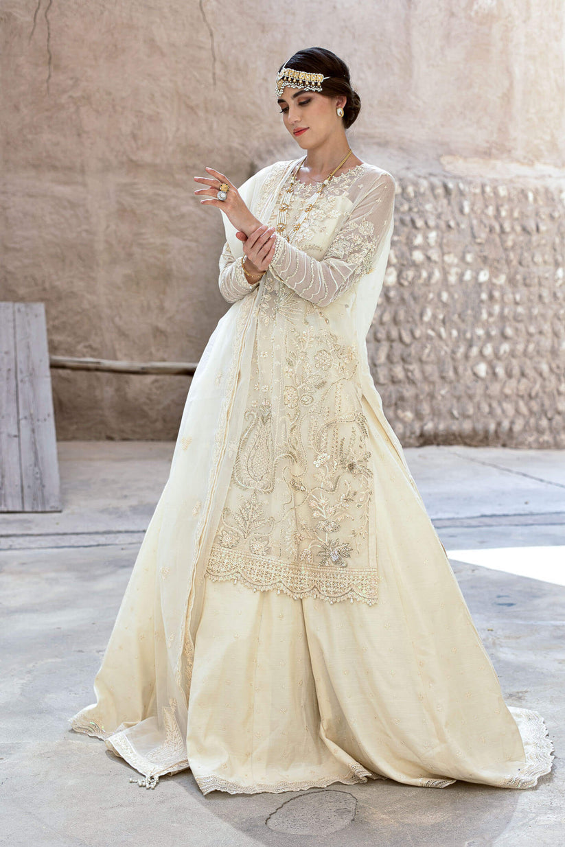 Kara | Kamdani Festive Collection | Pearl Whisper by Kara - Designer Dress - Type: Ladies Clothes - Available at Libayah - 100% Original