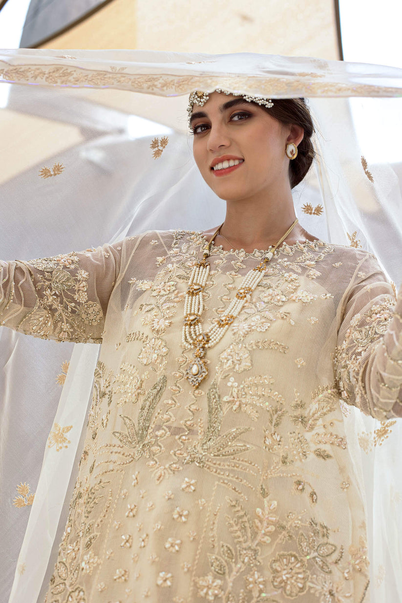 Kara | Kamdani Festive Collection | Pearl Whisper by Kara - Designer Dress - Type: Ladies Clothes - Available at Libayah - 100% Original