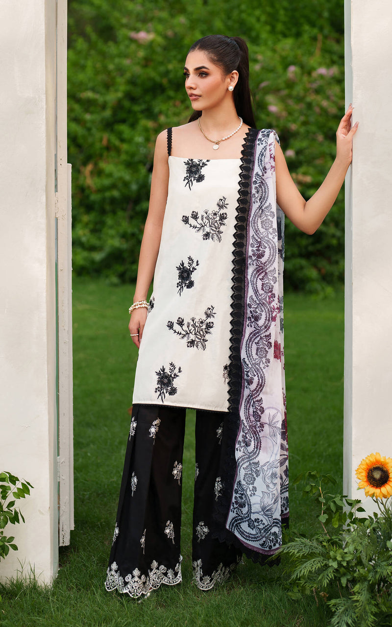 Asifa and Nabeel | Eden Cambric 25 | Pearl Whisper ECU25-04 by Asifa and Nabeel - Designer Dress  - Type : Ladies Clothes - Available at Libayah - 100% Original 