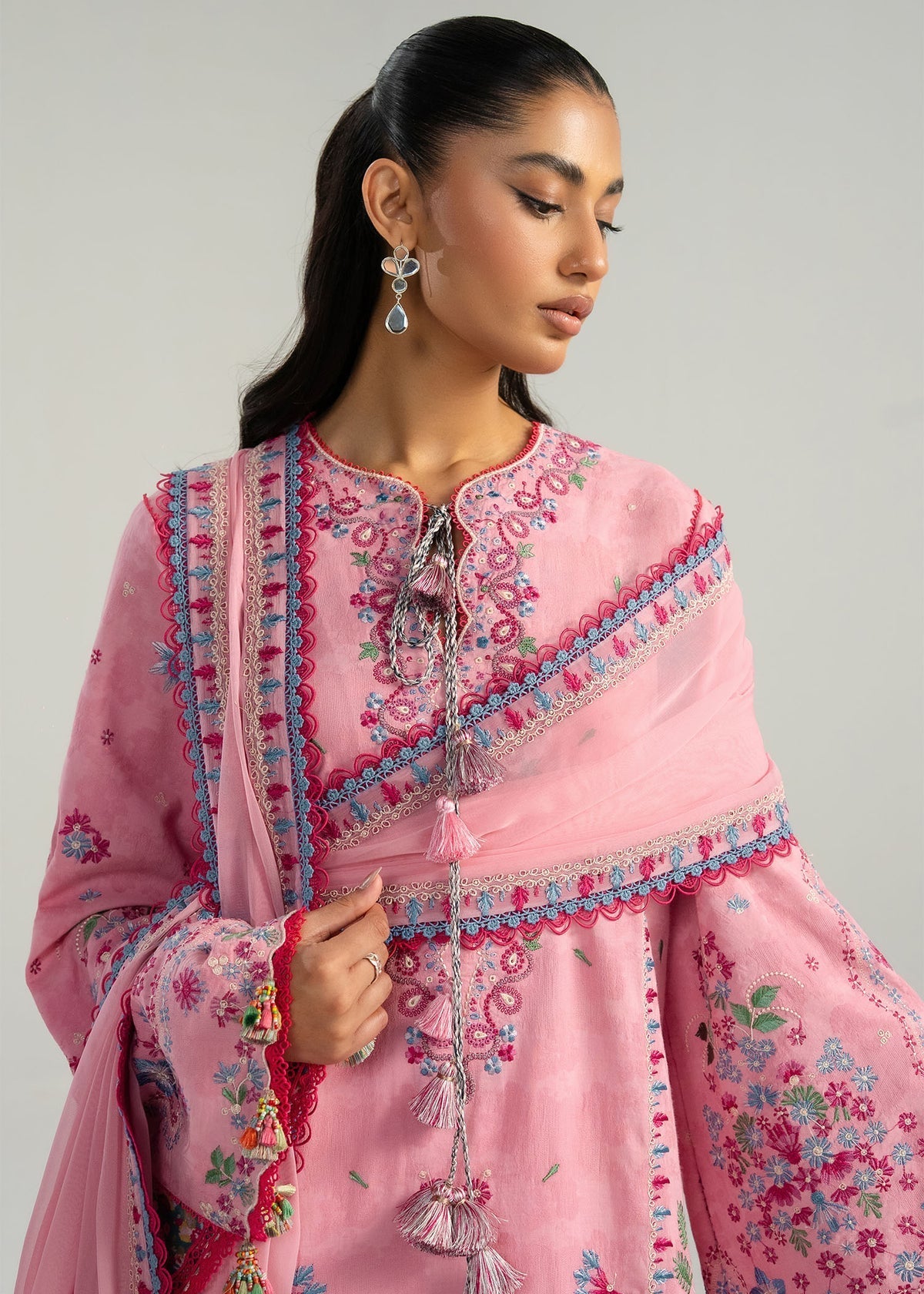 Hussain Rehar | Zan SS26 | Pembe by Hussain Rehar - Designer Dress  - Type : Ladies Clothes - Available at Libayah - 100% Original 