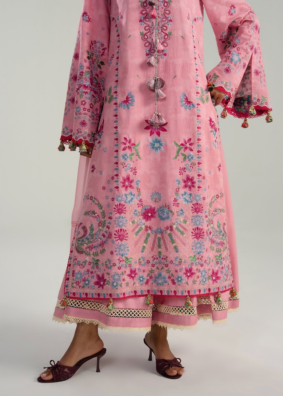 Hussain Rehar | Zan SS26 | Pembe by Hussain Rehar - Designer Dress  - Type : Ladies Clothes - Available at Libayah - 100% Original 