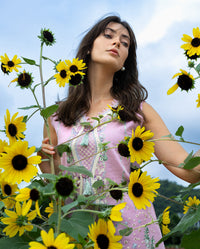 Mushq | Hemline the Secret Garden | Peony Glow - Designer Dress - Type : Ladies Clothes - Available at Libayah - 100% Original