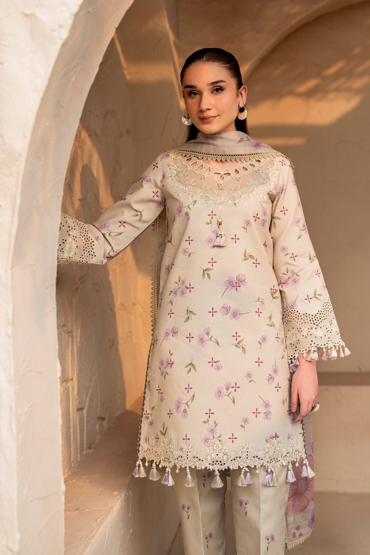 Alizeh | Levana Lawn | Pesto by Alizeh - Designer Dress - Type: Ladies Clothes - Available at Libayah - 100% Original