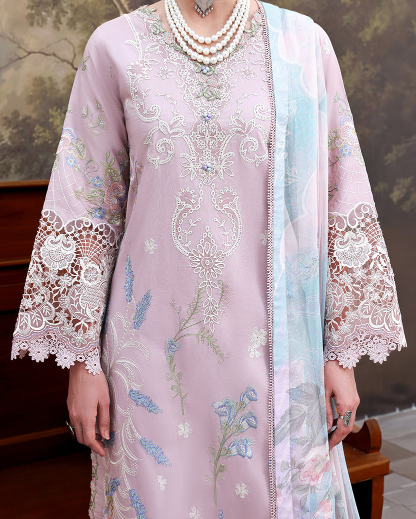 Roheenaz | Floral Reverie Luxury Lawn | Petal Bloom by Roheenaz - Designer Dress  - Type : Ladies Clothes - Available at Libayah - 100% Original 