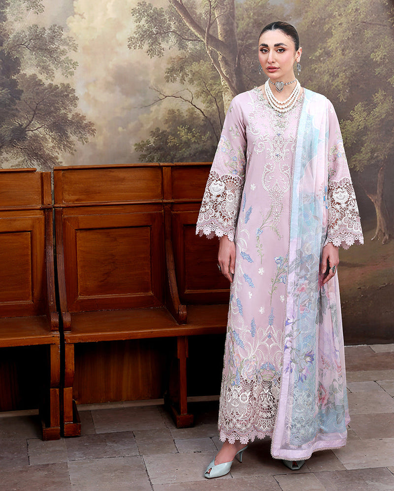 Roheenaz | Floral Reverie Luxury Lawn | Petal Bloom by Roheenaz - Designer Dress  - Type : Ladies Clothes - Available at Libayah - 100% Original 