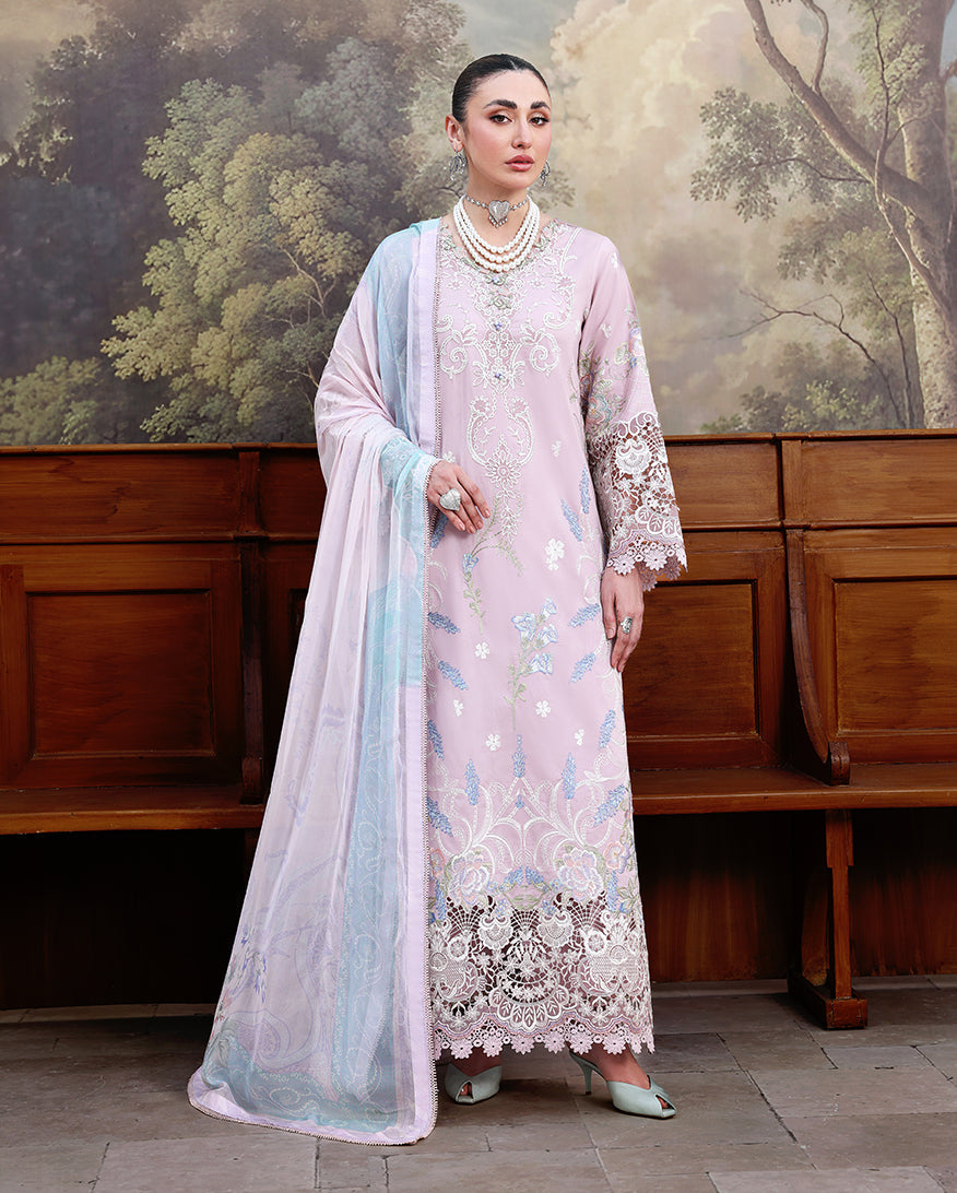 Roheenaz | Floral Reverie Luxury Lawn | Petal Bloom by Roheenaz - Designer Dress  - Type : Ladies Clothes - Available at Libayah - 100% Original 