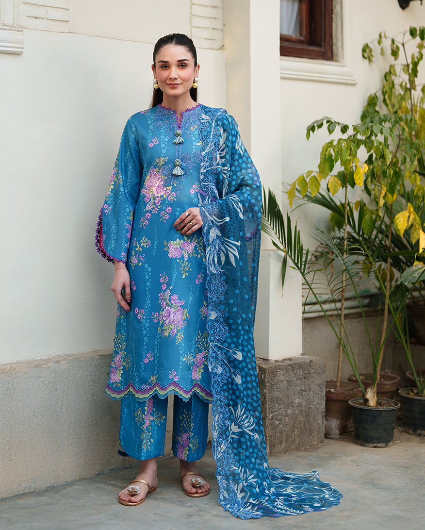 Roheenaz | Whispered Florals | Petal Drift - Designer Dress - Type : Ladies Clothes - Available at Libayah - 100% Original