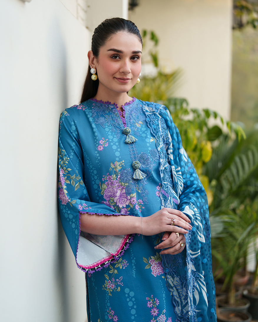 Roheenaz | Whispered Florals | Petal Drift - Designer Dress - Type : Ladies Clothes - Available at Libayah - 100% Original