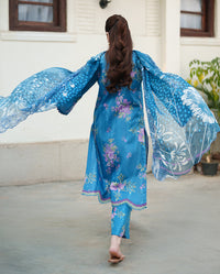 Roheenaz | Whispered Florals | Petal Drift - Designer Dress - Type : Ladies Clothes - Available at Libayah - 100% Original
