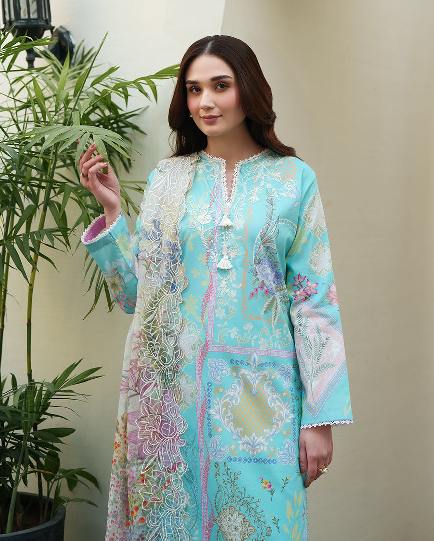 Roheenaz | Whispered Florals | Petal Hush - Designer Dress - Type : Ladies Clothes - Available at Libayah - 100% Original