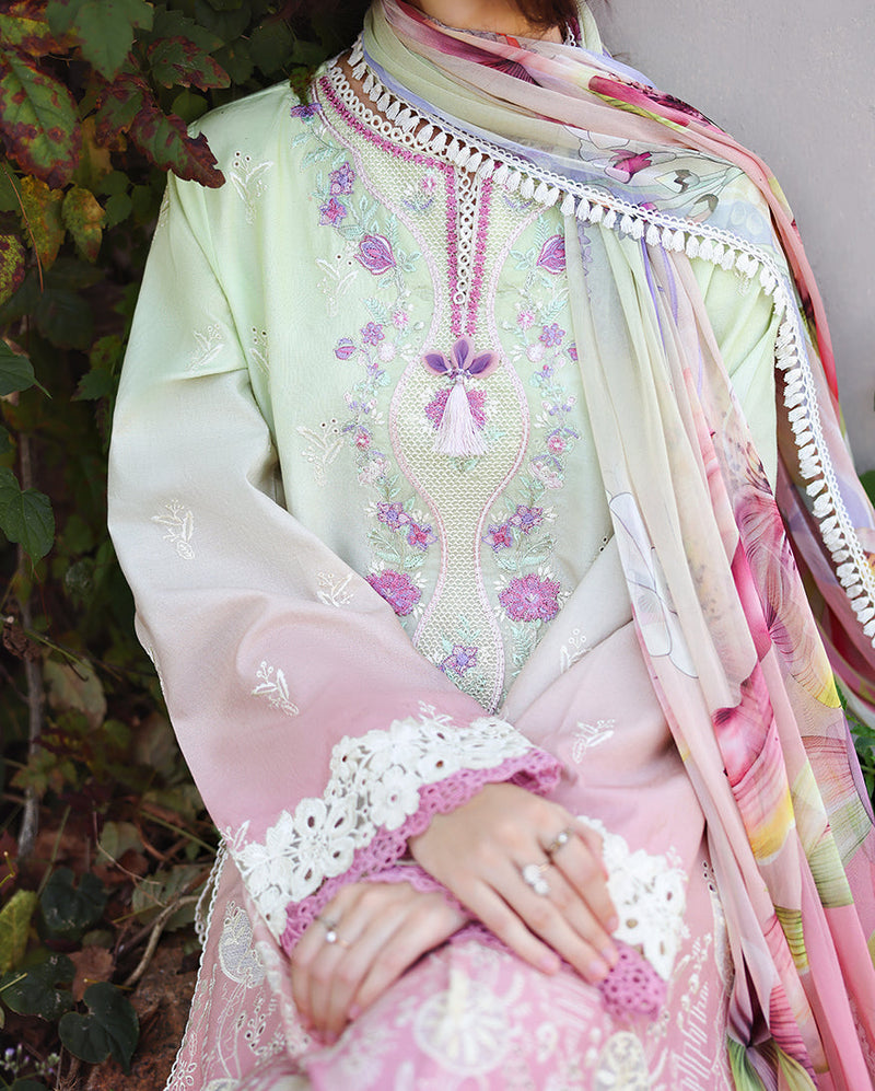 Mushq | Solace Ombre Chikankari | Petal Pull - by Libayah - Registered Vendor of : Mushq - 100% Original Designer Dress