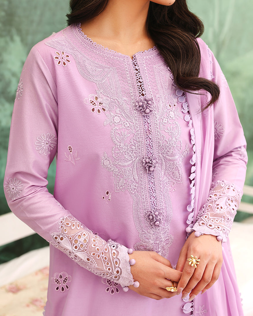 Roheenaz | Veil of Summer Chikankari | Petal Royale by Roheenaz - Designer Dress  - Type : Ladies Clothes - Available at Libayah - 100% Original 