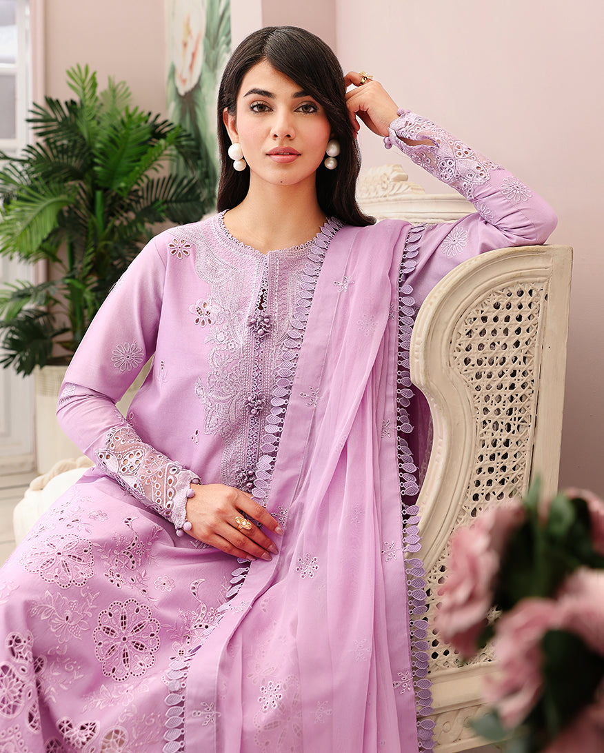 Roheenaz | Veil of Summer Chikankari | Petal Royale by Roheenaz - Designer Dress  - Type : Ladies Clothes - Available at Libayah - 100% Original 