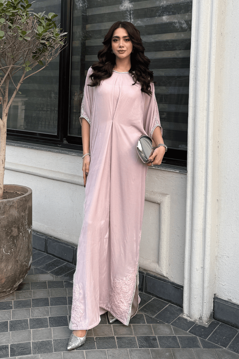 Erum Khan | Velvet Edit | Petal - Designer Dress - Type : Ladies Clothes - Available at Libayah - 100% Original