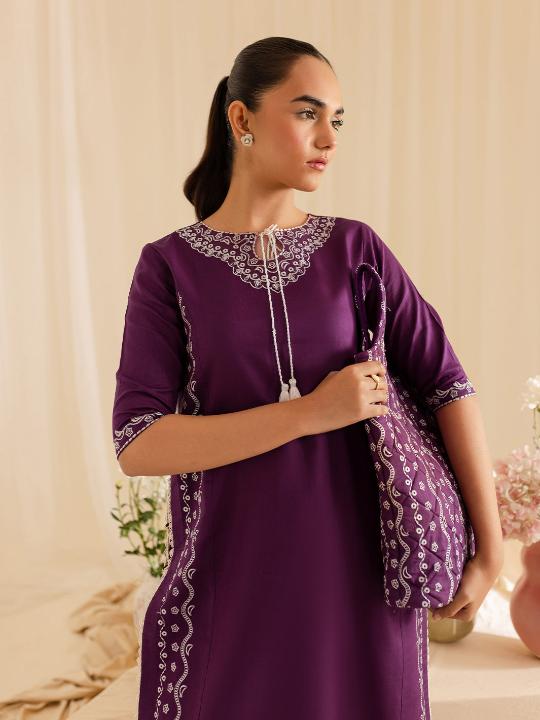 Mahnur | Petal Whispers Lawn Pret | Petalina by Mahnur - Designer Dress - Type: Ladies Clothes - Available at Libayah - 100% Original