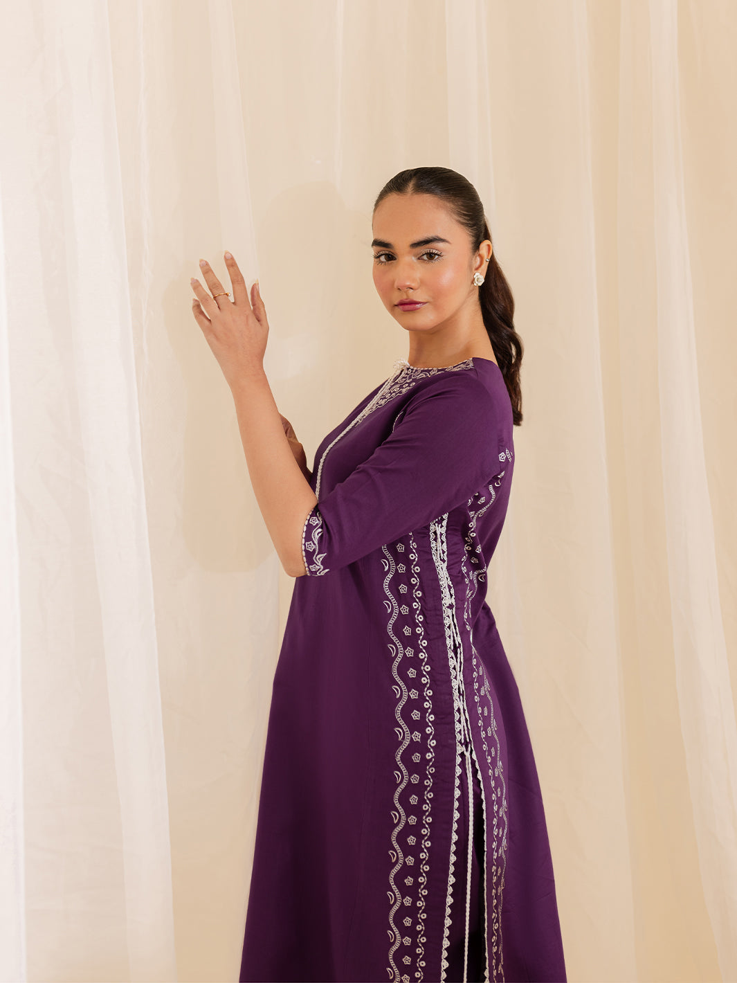 Mahnur | Petal Whispers Lawn Pret | Petalina by Mahnur - Designer Dress - Type: Ladies Clothes - Available at Libayah - 100% Original