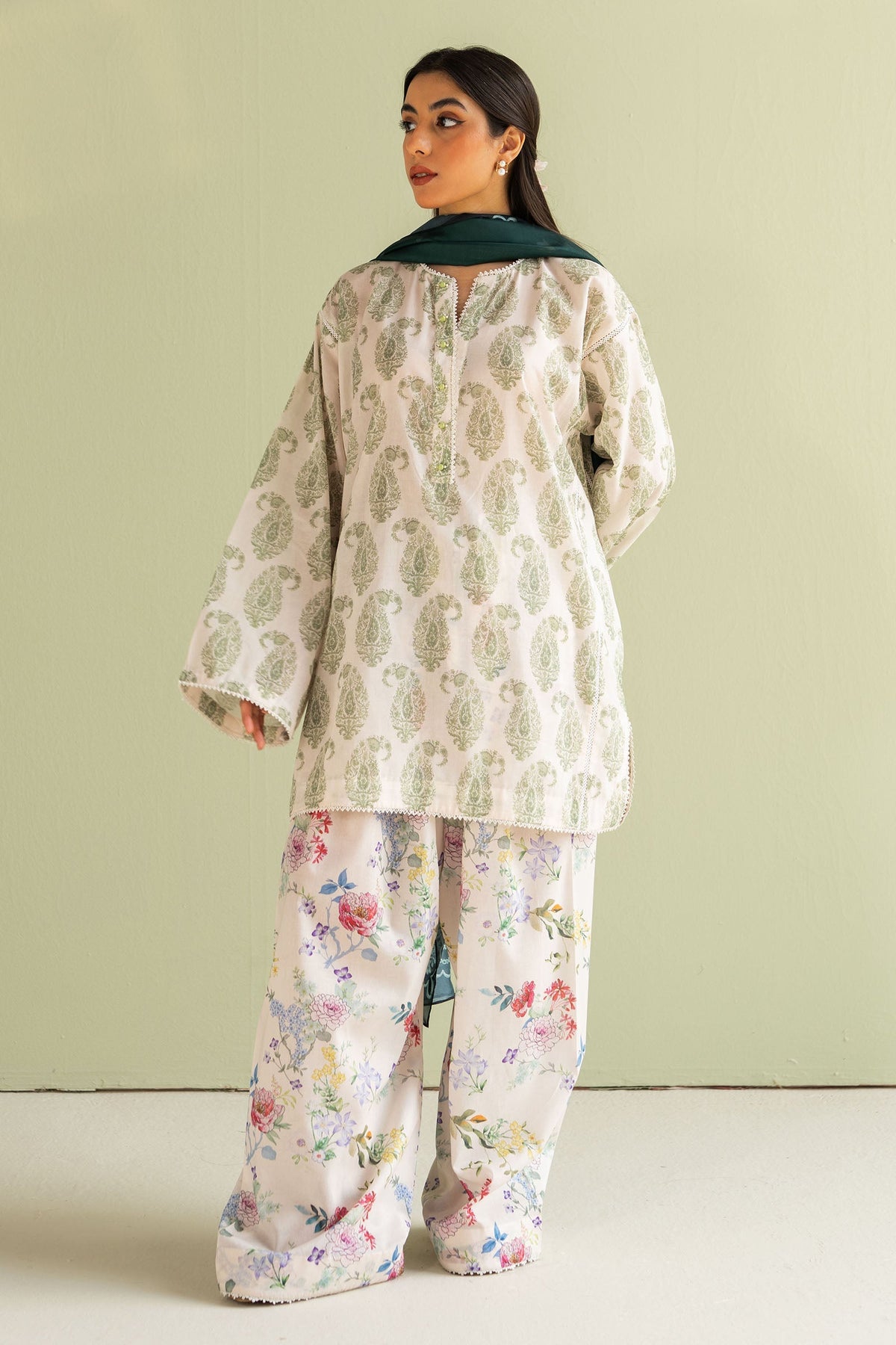 Zara Shahjahan | Coco Prints 25 | Paisley-6B by Zara Shahjahan - Designer Dress - Type: Ladies Clothes - Available at Libayah - 100% Original