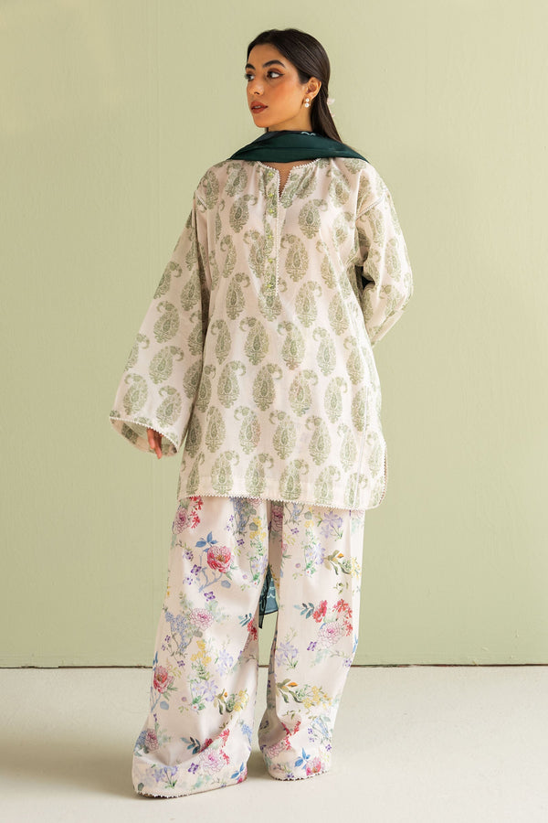 Zara Shahjahan | Coco Prints 25 | Paisley-6B by Zara Shahjahan - Designer Dress - Type: Ladies Clothes - Available at Libayah - 100% Original