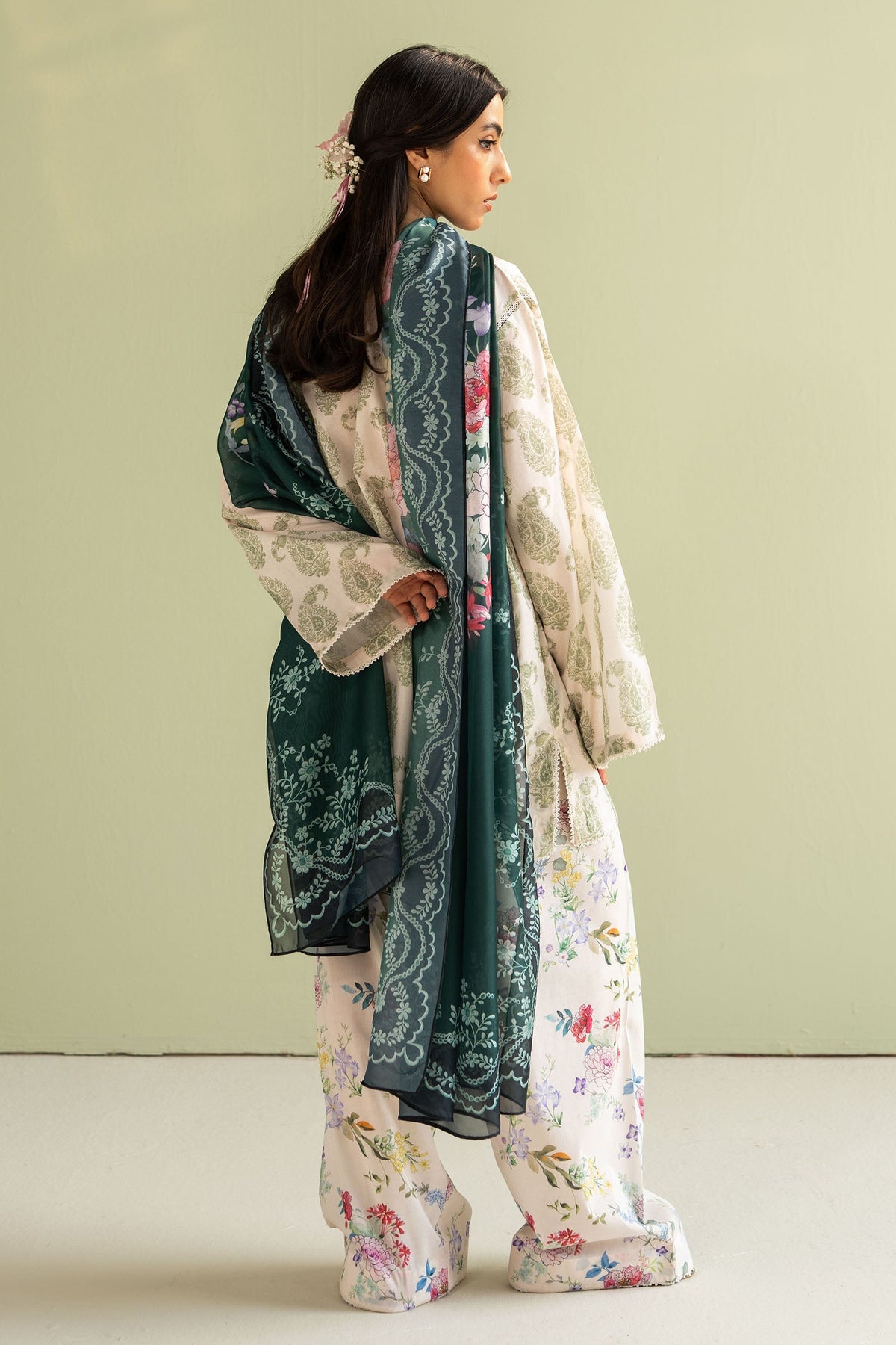 Zara Shahjahan | Coco Prints 25 | Paisley-6B by Zara Shahjahan - Designer Dress - Type: Ladies Clothes - Available at Libayah - 100% Original