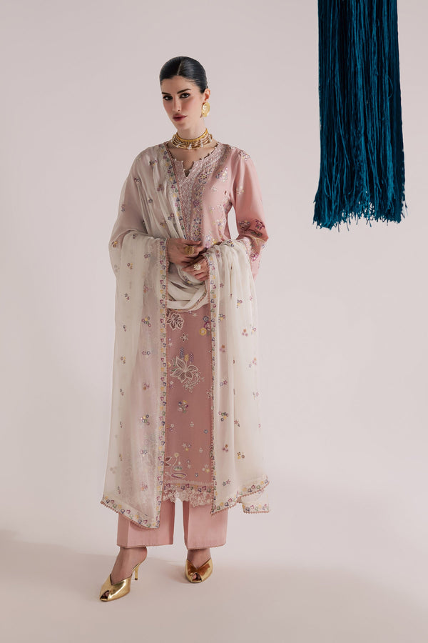 Batik | Festive Eid 26 | Pink Eclipse - by Libayah - Registered Vendor of : Batik - 100% Original Designer Dress