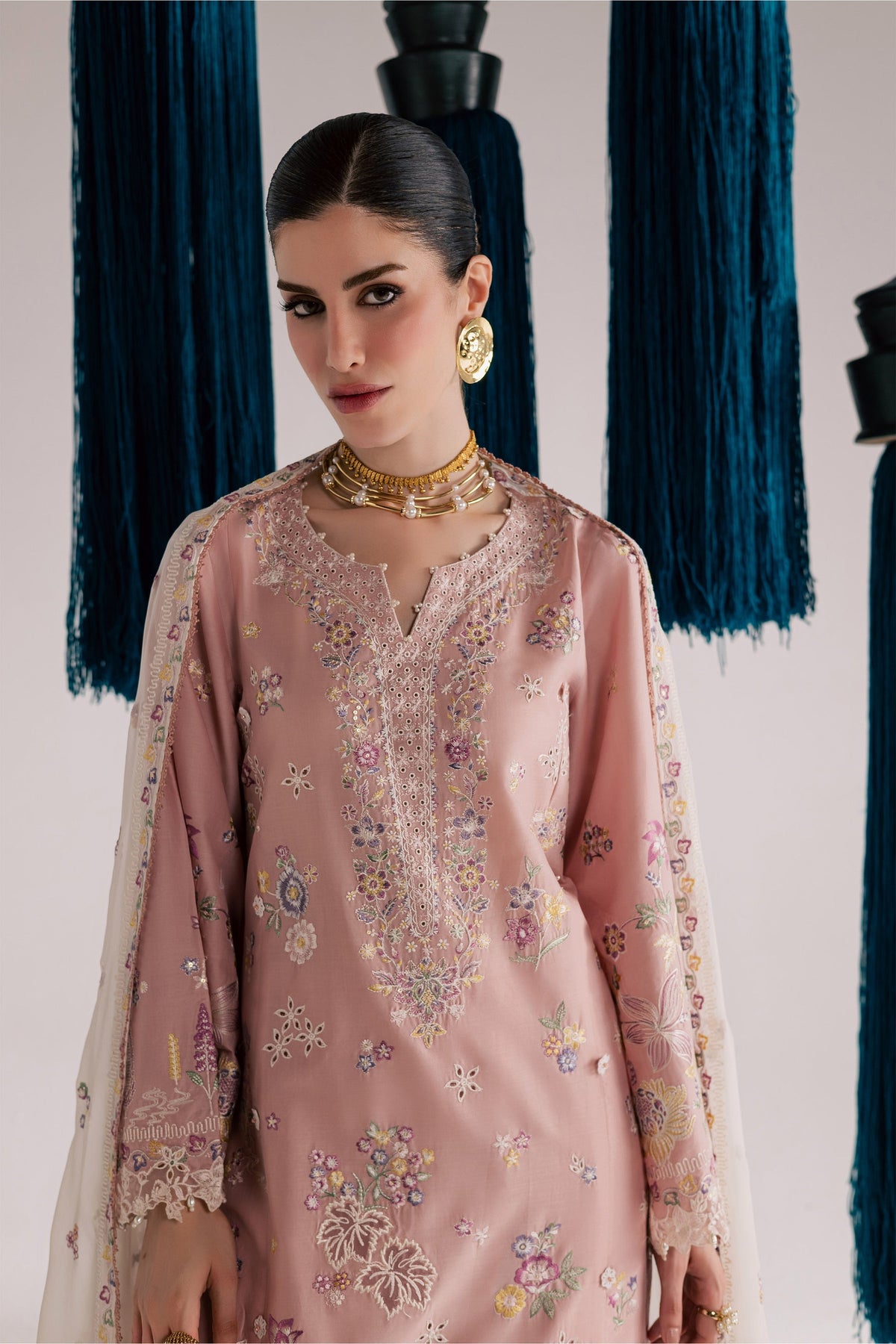 Batik | Festive Eid 26 | Pink Eclipse - by Libayah - Registered Vendor of : Batik - 100% Original Designer Dress