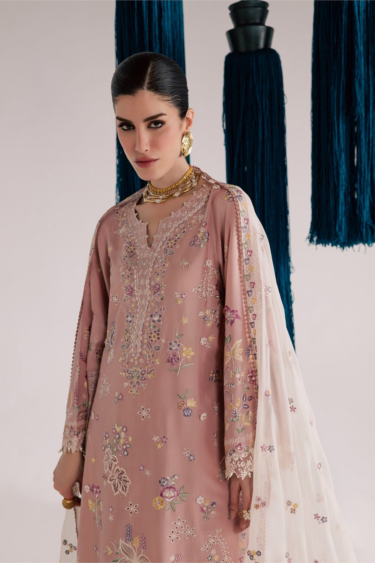 Batik | Festive Eid 26 | Pink Eclipse - by Libayah - Registered Vendor of : Batik - 100% Original Designer Dress