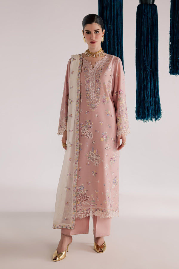 Batik | Festive Eid 26 | Pink Eclipse - by Libayah - Registered Vendor of : Batik - 100% Original Designer Dress