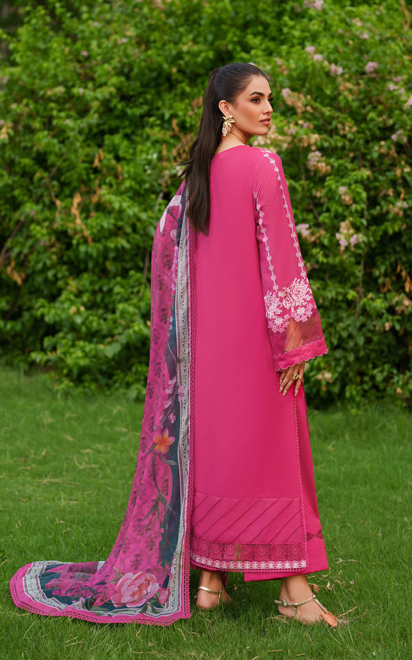 Asifa and Nabeel | Eden Cambric 25 | Pink Reverie ECU25-06 by Asifa and Nabeel - Designer Dress  - Type : Ladies Clothes - Available at Libayah - 100% Original 