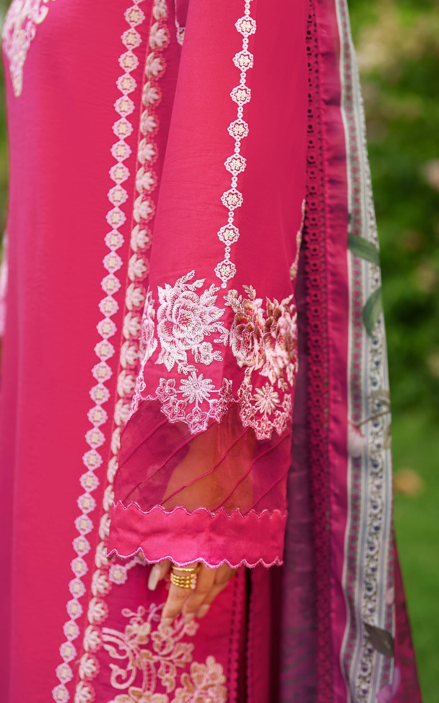 Asifa and Nabeel | Eden Cambric 25 | Pink Reverie ECU25-06 by Asifa and Nabeel - Designer Dress  - Type : Ladies Clothes - Available at Libayah - 100% Original 