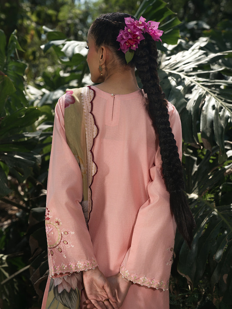 Hemstitch | The Garden Lawn | Pinky Peony by Hemstitch - Designer Dress  - Type : Ladies Clothes - Available at Libayah - 100% Original 