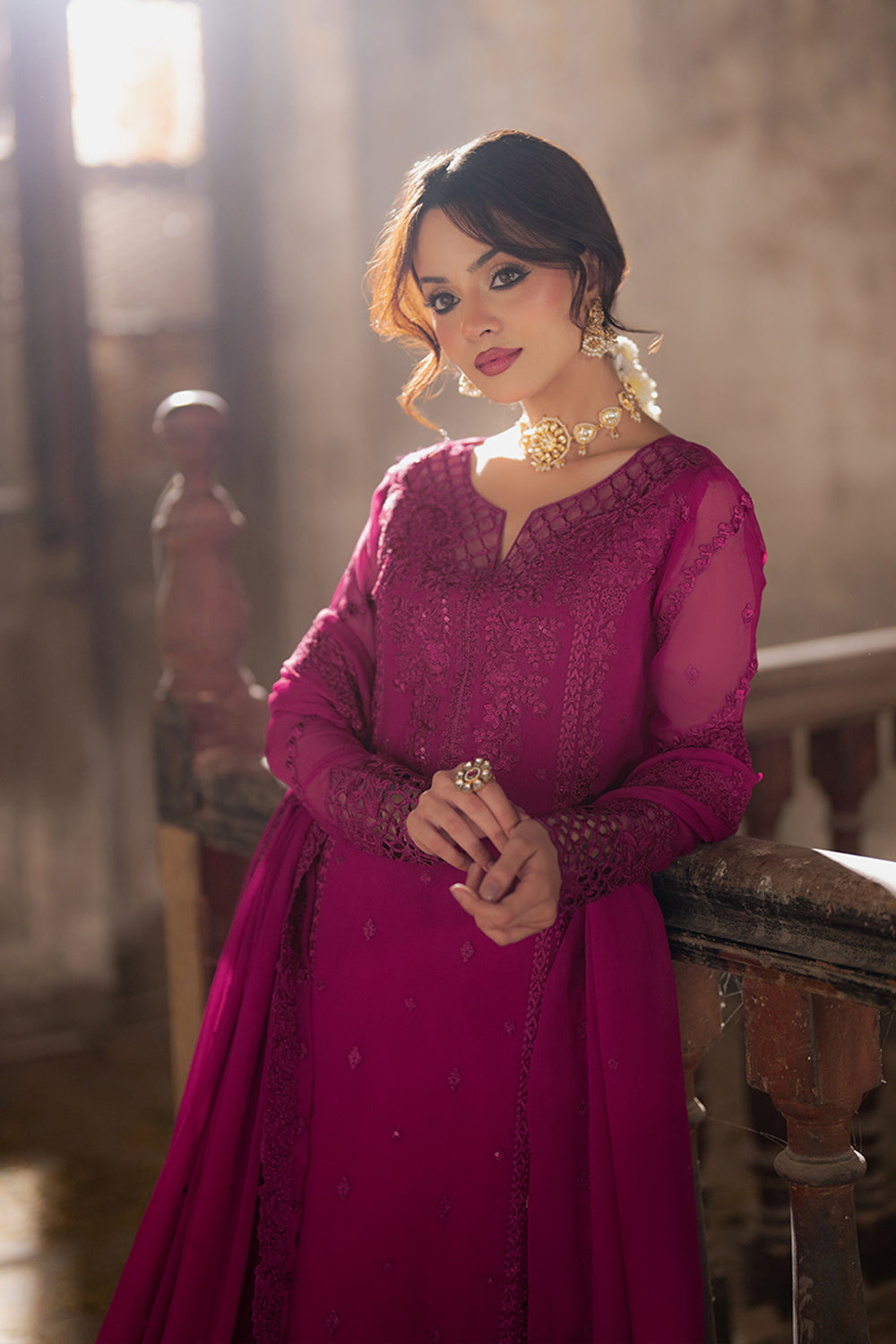 Azure | Ensembles | Plum Reverie by Azure - Designer Dress  - Type : Ladies Clothes - Available at Libayah - 100% Original 