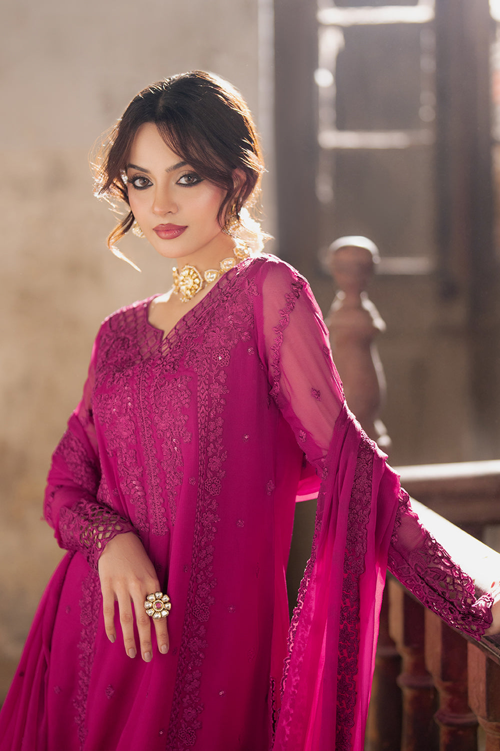 Azure | Ensembles | Plum Reverie by Azure - Designer Dress  - Type : Ladies Clothes - Available at Libayah - 100% Original 