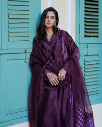 Mushq | Euphoria Pret | Plum Mirage by Mushq - Designer Dress  - Type : Ladies Clothes - Available at Libayah - 100% Original 