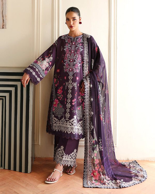 Roheenaz | Eclat Garden Printed Lawn | Poppy bloom by Roheenaz - Designer Dress  - Type : Ladies Clothes - Available at Libayah - 100% Original 