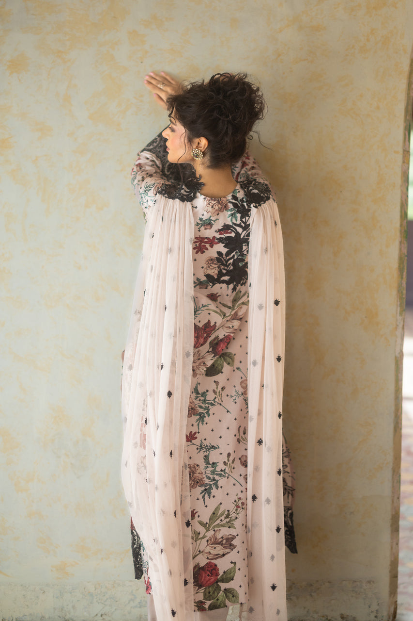 Zainab Chottani | Summer Edition 26 | Powder Serene by Zainab Chottani - Designer Dress  - Type : Ladies Clothes - Available at Libayah - 100% Original 