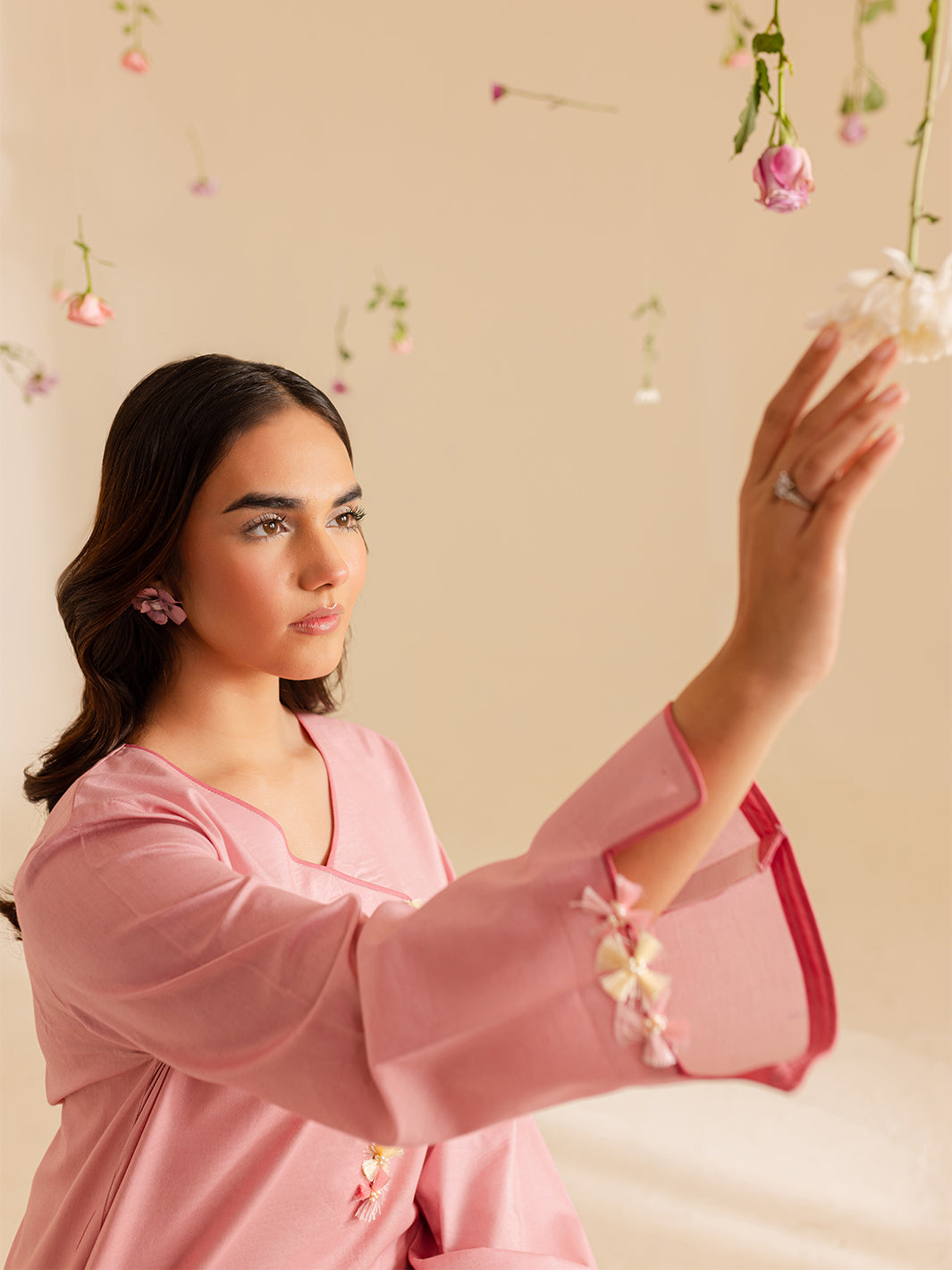 Mahnur | Petal Whispers Lawn Pret | Primrose by Mahnur - Designer Dress - Type: Ladies Clothes - Available at Libayah - 100% Original