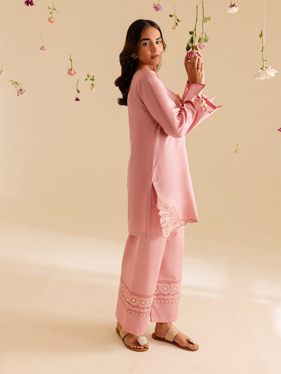 Mahnur | Petal Whispers Lawn Pret | Primrose by Mahnur - Designer Dress - Type: Ladies Clothes - Available at Libayah - 100% Original