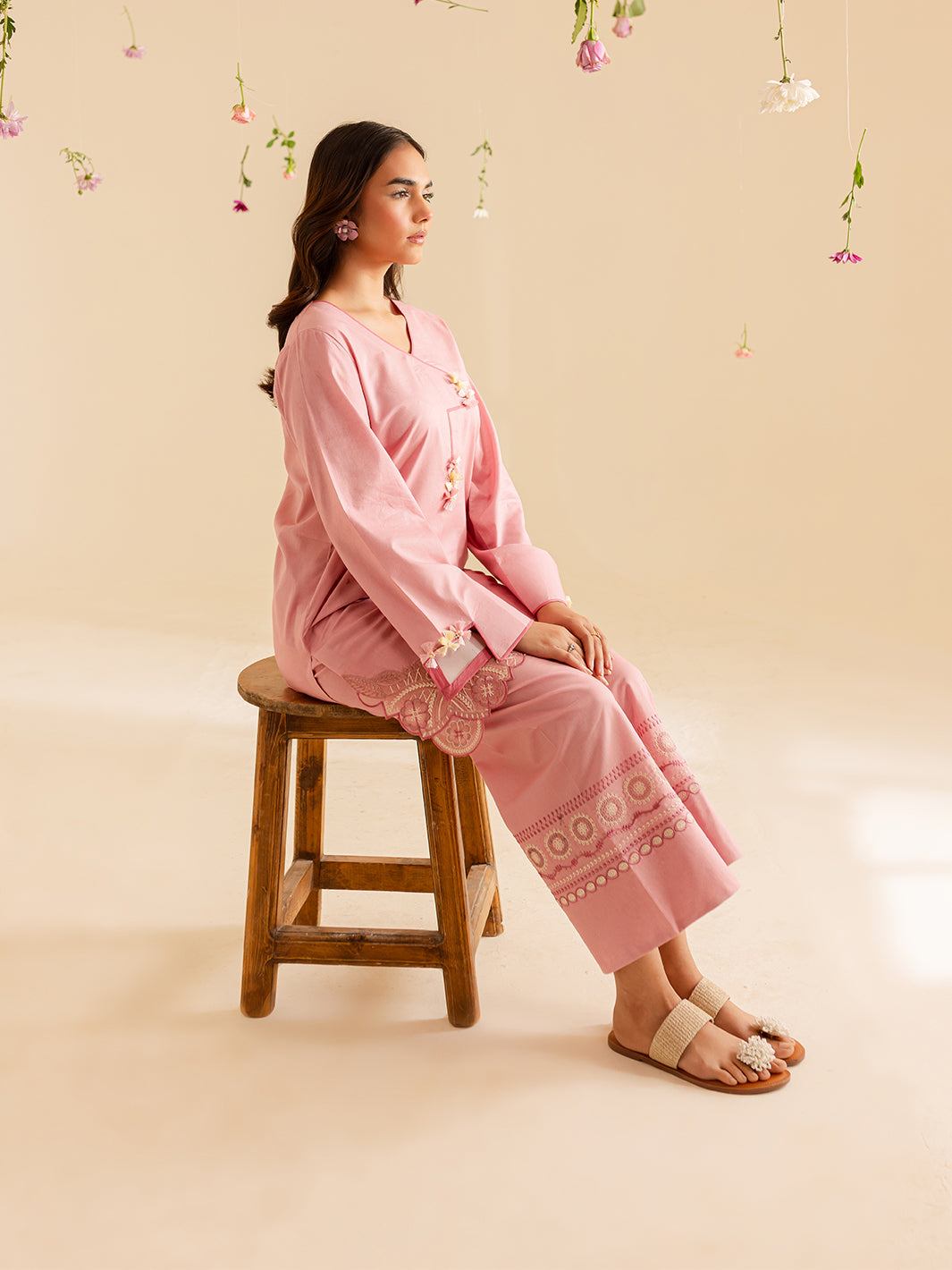 Mahnur | Petal Whispers Lawn Pret | Primrose by Mahnur - Designer Dress - Type: Ladies Clothes - Available at Libayah - 100% Original