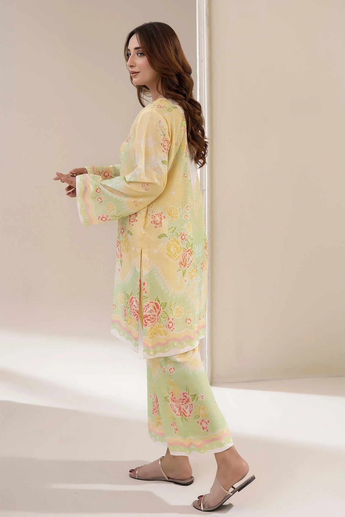 Adans Libas | Embrodiered Co Ord Sets | 4203 by Adans Libas - Designer Dress  - Type : Ladies Clothes - Available at Libayah - 100% Original 