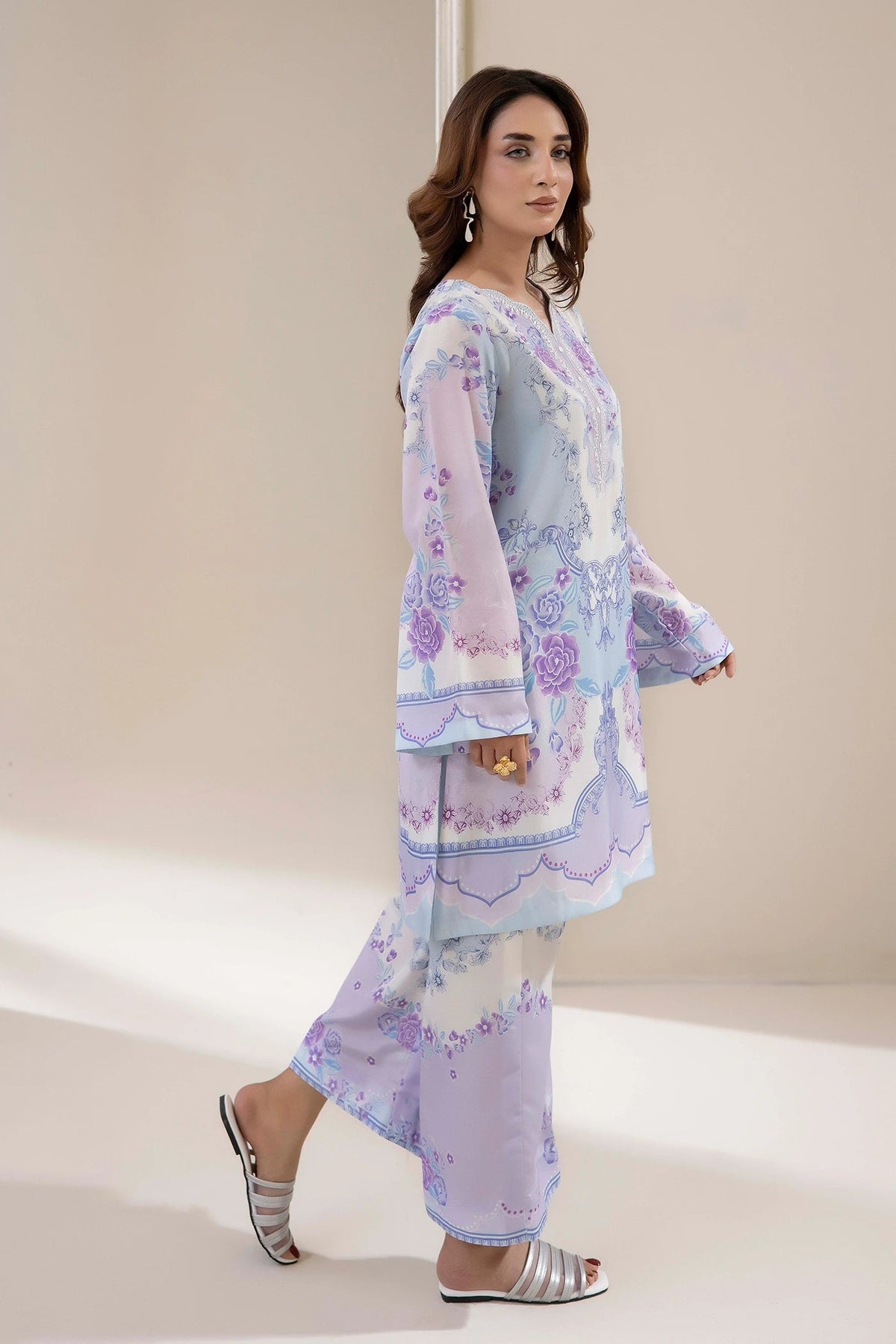 Adans Libas | Embrodiered Co Ord Sets | 4205 by Adans Libas - Designer Dress  - Type : Ladies Clothes - Available at Libayah - 100% Original 