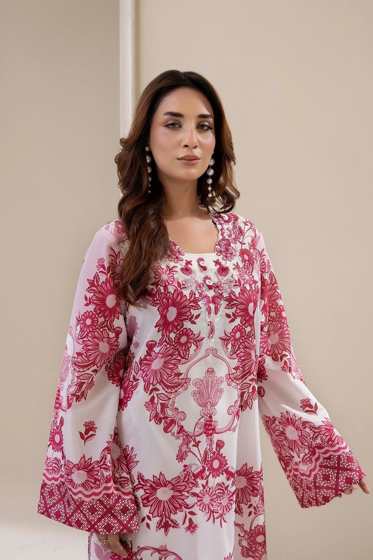 Adans Libas | Embrodiered Co Ord Sets | 4207 by Adans Libas - Designer Dress  - Type : Ladies Clothes - Available at Libayah - 100% Original 
