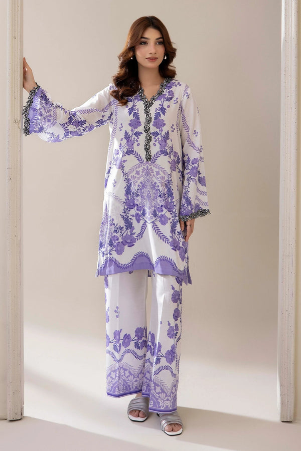 Adans Libas | Embrodiered Co Ord Sets | 4208 by Adans Libas - Designer Dress  - Type : Ladies Clothes - Available at Libayah - 100% Original 