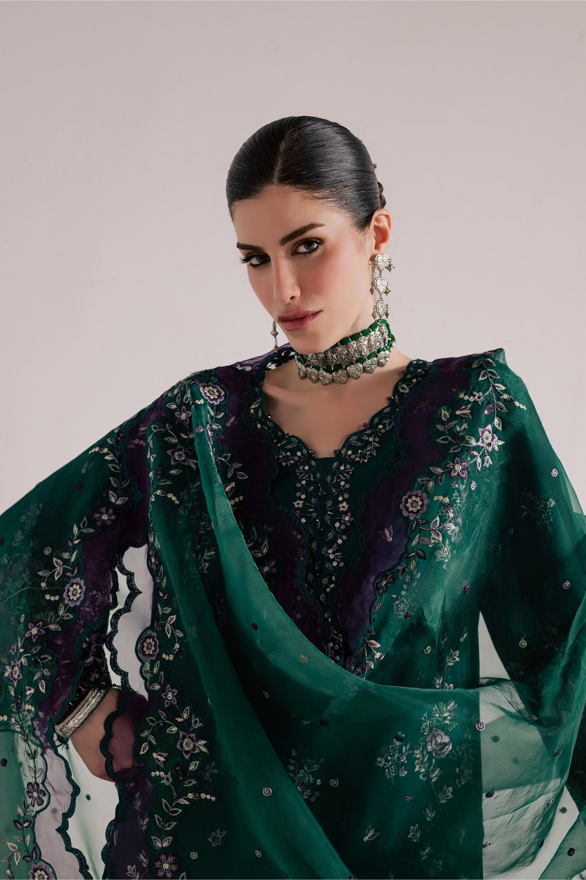 Batik | Festive Eid 26 | Purple Forest - by Libayah - Registered Vendor of : Batik - 100% Original Designer Dress