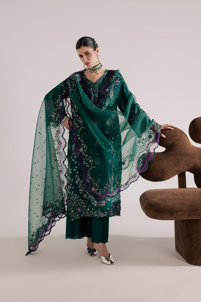 Batik | Festive Eid 26 | Purple Forest - by Libayah - Registered Vendor of : Batik - 100% Original Designer Dress