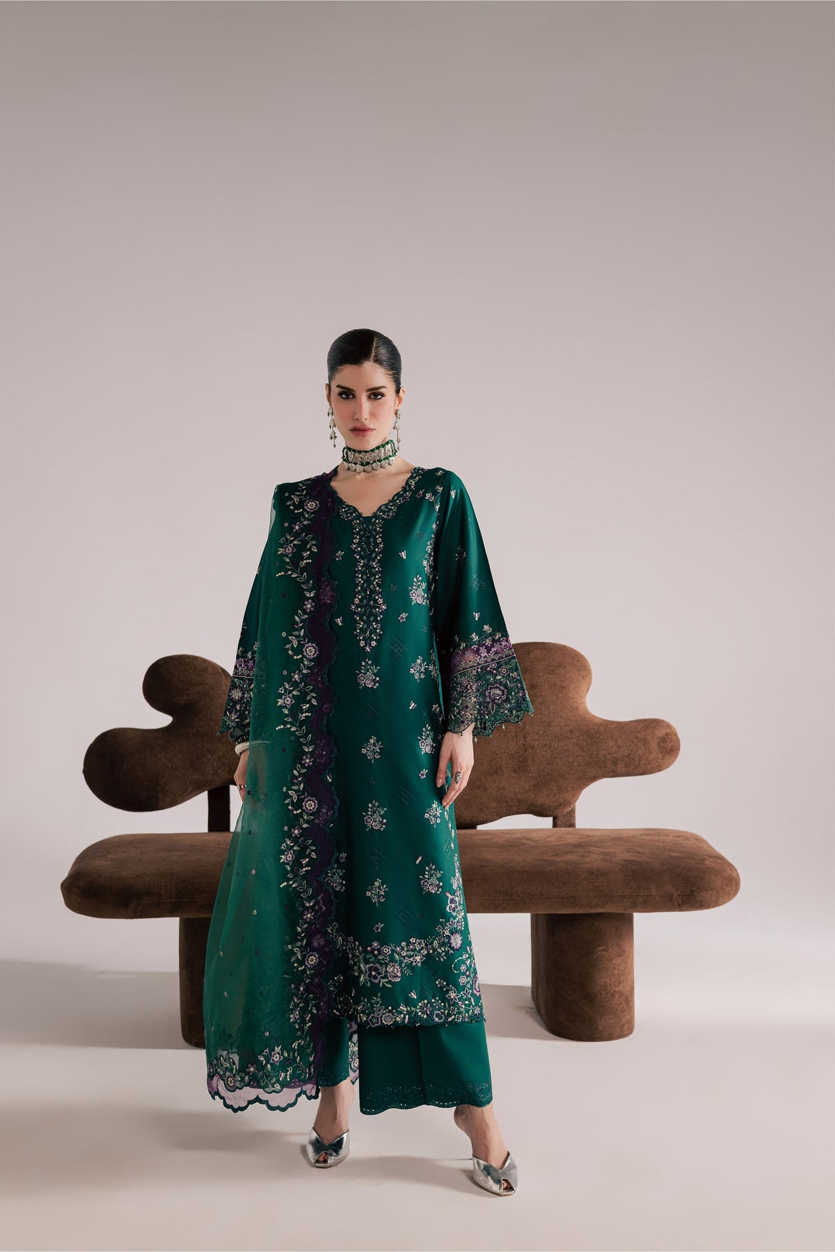 Batik | Festive Eid 26 | Purple Forest - by Libayah - Registered Vendor of : Batik - 100% Original Designer Dress