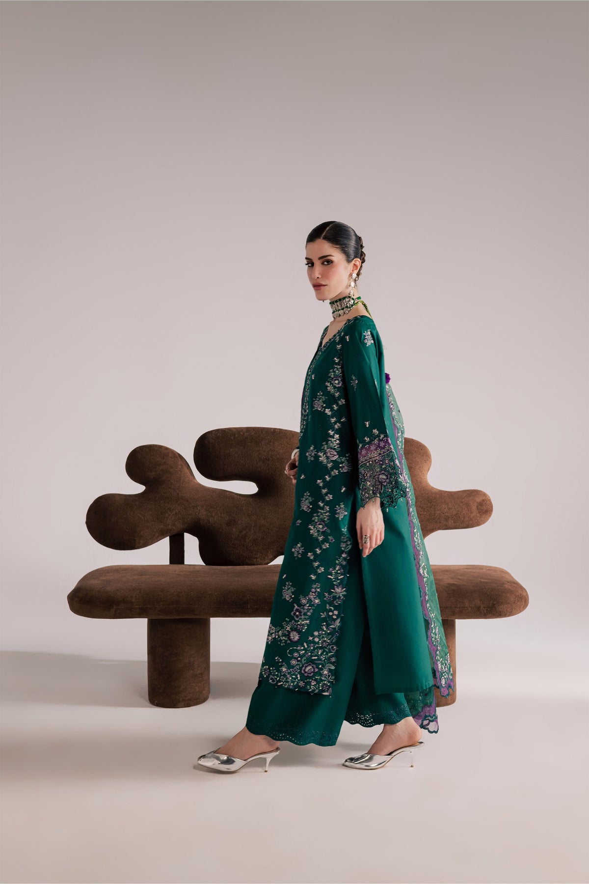 Batik | Festive Eid 26 | Purple Forest - by Libayah - Registered Vendor of : Batik - 100% Original Designer Dress