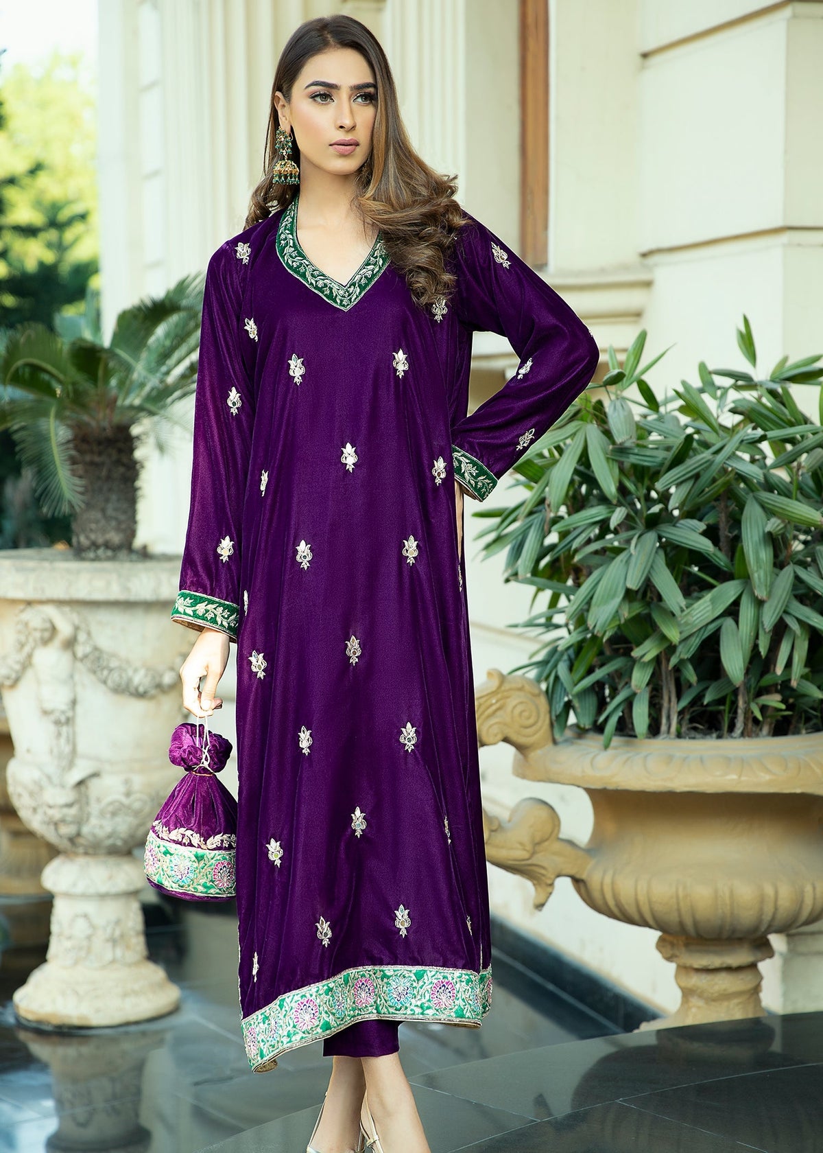 Purple Haze | Velvet Formals |  Royal Purple Velvet by Purple Haze - Designer Dress - Type: Ladies Clothes - Available at Libayah - 100% Original