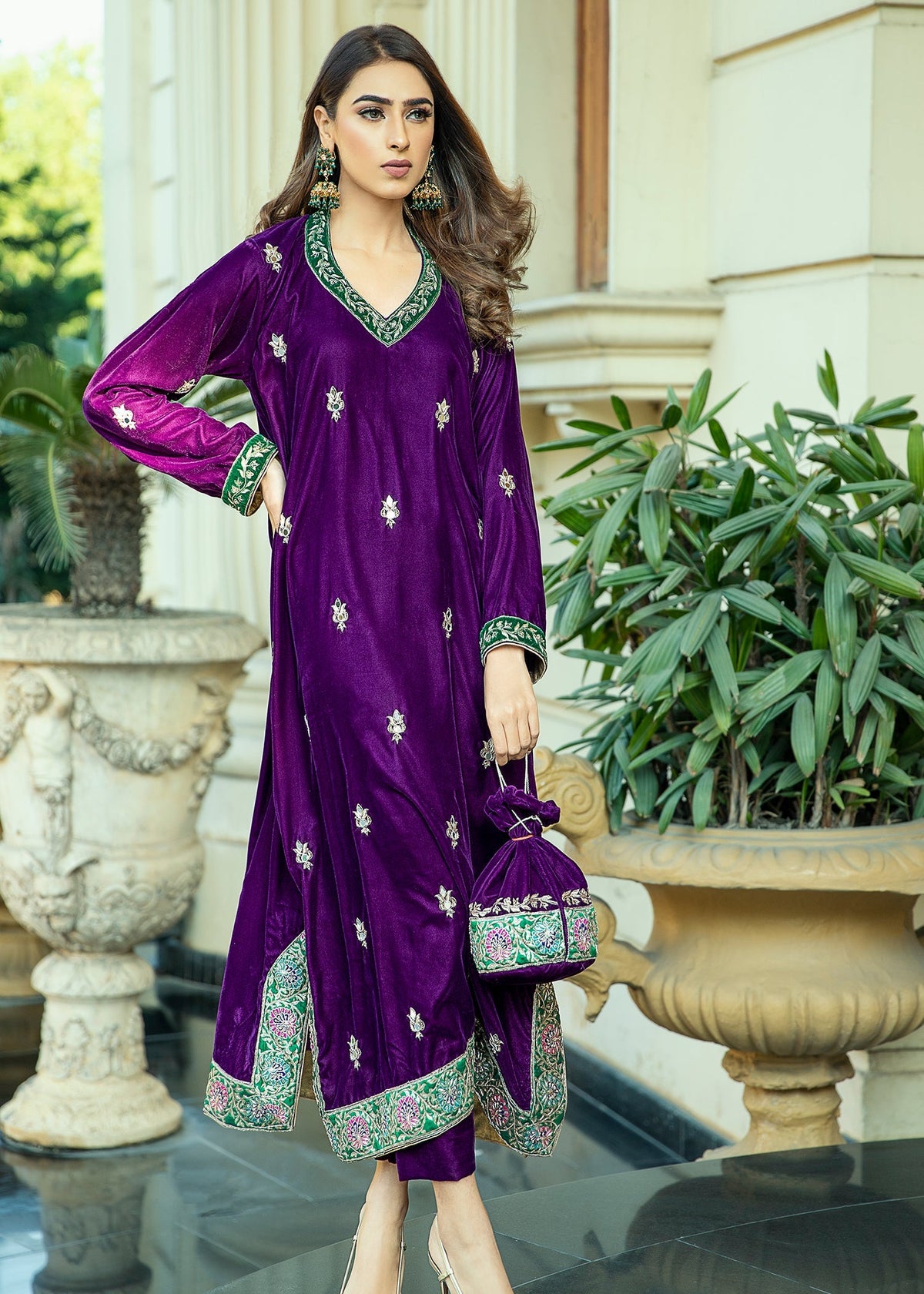 Purple Haze | Velvet Formals |  Royal Purple Velvet by Purple Haze - Designer Dress - Type: Ladies Clothes - Available at Libayah - 100% Original