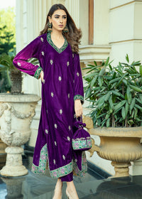 Purple Haze | Velvet Formals |  Royal Purple Velvet by Purple Haze - Designer Dress - Type: Ladies Clothes - Available at Libayah - 100% Original